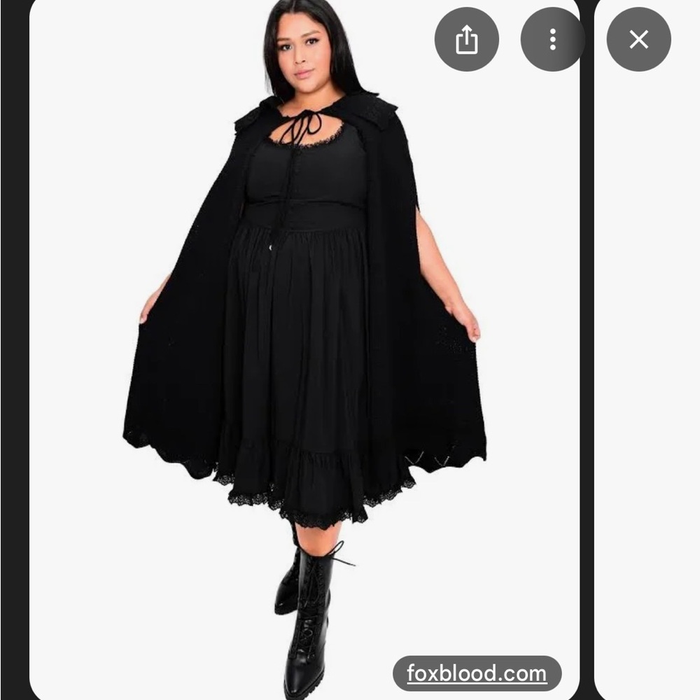 Foxblood Sweater Cape